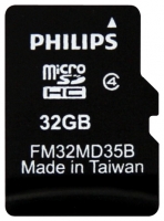 memory card Philips, memory card Philips MicroSDHC Class 4 32GB, Philips memory card, Philips MicroSDHC Class 4 32GB memory card, memory stick Philips, Philips memory stick, Philips MicroSDHC Class 4 32GB, Philips MicroSDHC Class 4 32GB specifications, Philips MicroSDHC Class 4 32GB