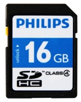memory card Philips, memory card Philips SDHC Class 4 16GB, Philips memory card, Philips SDHC Class 4 16GB memory card, memory stick Philips, Philips memory stick, Philips SDHC Class 4 16GB, Philips SDHC Class 4 16GB specifications, Philips SDHC Class 4 16GB
