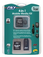 memory card PNY, memory card PNY Micro SD card 4-IN-1 MOBILE MEDIA 1GB KIT, PNY memory card, PNY Micro SD card 4-IN-1 MOBILE MEDIA 1GB KIT memory card, memory stick PNY, PNY memory stick, PNY Micro SD card 4-IN-1 MOBILE MEDIA 1GB KIT, PNY Micro SD card 4-IN-1 MOBILE MEDIA 1GB KIT specifications, PNY Micro SD card 4-IN-1 MOBILE MEDIA 1GB KIT