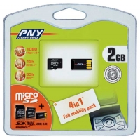 memory card PNY, memory card PNY Micro SD Full Mobility Pack 4in1 2GB, PNY memory card, PNY Micro SD Full Mobility Pack 4in1 2GB memory card, memory stick PNY, PNY memory stick, PNY Micro SD Full Mobility Pack 4in1 2GB, PNY Micro SD Full Mobility Pack 4in1 2GB specifications, PNY Micro SD Full Mobility Pack 4in1 2GB