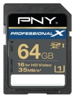 memory card PNY, memory card PNY Professional-X SDXC Class 10 UHS-I U1 64GB, PNY memory card, PNY Professional-X SDXC Class 10 UHS-I U1 64GB memory card, memory stick PNY, PNY memory stick, PNY Professional-X SDXC Class 10 UHS-I U1 64GB, PNY Professional-X SDXC Class 10 UHS-I U1 64GB specifications, PNY Professional-X SDXC Class 10 UHS-I U1 64GB