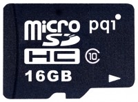 memory card PQI, memory card PQI microSDHC 16Gb Class 10 + SD adapter, PQI memory card, PQI microSDHC 16Gb Class 10 + SD adapter memory card, memory stick PQI, PQI memory stick, PQI microSDHC 16Gb Class 10 + SD adapter, PQI microSDHC 16Gb Class 10 + SD adapter specifications, PQI microSDHC 16Gb Class 10 + SD adapter