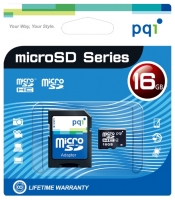 memory card PQI, memory card PQI microSDHC 16Gb Class 4 + SD adapter, PQI memory card, PQI microSDHC 16Gb Class 4 + SD adapter memory card, memory stick PQI, PQI memory stick, PQI microSDHC 16Gb Class 4 + SD adapter, PQI microSDHC 16Gb Class 4 + SD adapter specifications, PQI microSDHC 16Gb Class 4 + SD adapter