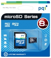 memory card PQI, memory card PQI microSDHC 8Gb Class 4 + SD adapter, PQI memory card, PQI microSDHC 8Gb Class 4 + SD adapter memory card, memory stick PQI, PQI memory stick, PQI microSDHC 8Gb Class 4 + SD adapter, PQI microSDHC 8Gb Class 4 + SD adapter specifications, PQI microSDHC 8Gb Class 4 + SD adapter