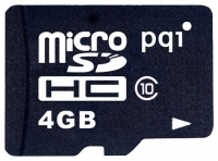 memory card PQI, memory card PQI microSDHC Class 10 4Gb, PQI memory card, PQI microSDHC Class 10 4Gb memory card, memory stick PQI, PQI memory stick, PQI microSDHC Class 10 4Gb, PQI microSDHC Class 10 4Gb specifications, PQI microSDHC Class 10 4Gb
