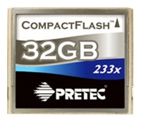 memory card Pretec, memory card Pretec 233X Compact Flash 32Gb, Pretec memory card, Pretec 233X Compact Flash 32Gb memory card, memory stick Pretec, Pretec memory stick, Pretec 233X Compact Flash 32Gb, Pretec 233X Compact Flash 32Gb specifications, Pretec 233X Compact Flash 32Gb