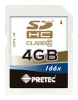 memory card Pretec, memory card Pretec SDHC Class 6 166X 4GB, Pretec memory card, Pretec SDHC Class 6 166X 4GB memory card, memory stick Pretec, Pretec memory stick, Pretec SDHC Class 6 166X 4GB, Pretec SDHC Class 6 166X 4GB specifications, Pretec SDHC Class 6 166X 4GB
