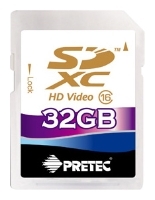 memory card Pretec, memory card Pretec SDXC Class16 32GB, Pretec memory card, Pretec SDXC Class16 32GB memory card, memory stick Pretec, Pretec memory stick, Pretec SDXC Class16 32GB, Pretec SDXC Class16 32GB specifications, Pretec SDXC Class16 32GB