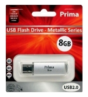 usb flash drive Prima, usb flash Prima Metallic Series 8GB, Prima flash usb, flash drives Prima Metallic Series 8GB, thumb drive Prima, usb flash drive Prima, Prima Metallic Series 8GB