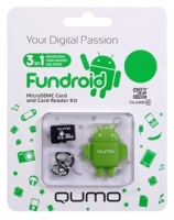 memory card Qumo, memory card Qumo microSDHC class 10 8GB + Fundroid USB Card Reader, Qumo memory card, Qumo microSDHC class 10 8GB + Fundroid USB Card Reader memory card, memory stick Qumo, Qumo memory stick, Qumo microSDHC class 10 8GB + Fundroid USB Card Reader, Qumo microSDHC class 10 8GB + Fundroid USB Card Reader specifications, Qumo microSDHC class 10 8GB + Fundroid USB Card Reader