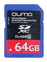 memory card Qumo, memory card Qumo SDXC Class 10 64GB, Qumo memory card, Qumo SDXC Class 10 64GB memory card, memory stick Qumo, Qumo memory stick, Qumo SDXC Class 10 64GB, Qumo SDXC Class 10 64GB specifications, Qumo SDXC Class 10 64GB
