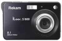 Rekam iLook-S800 digital camera, Rekam iLook-S800 camera, Rekam iLook-S800 photo camera, Rekam iLook-S800 specs, Rekam iLook-S800 reviews, Rekam iLook-S800 specifications, Rekam iLook-S800