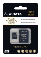 memory card RiDATA, memory card RiDATA 4GB microSDHC Class 4 + SD adapter, RiDATA memory card, RiDATA 4GB microSDHC Class 4 + SD adapter memory card, memory stick RiDATA, RiDATA memory stick, RiDATA 4GB microSDHC Class 4 + SD adapter, RiDATA 4GB microSDHC Class 4 + SD adapter specifications, RiDATA 4GB microSDHC Class 4 + SD adapter