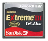 memory card Sandisk, memory card Sandisk 12GB Extreme III CompactFlash, Sandisk memory card, Sandisk 12GB Extreme III CompactFlash memory card, memory stick Sandisk, Sandisk memory stick, Sandisk 12GB Extreme III CompactFlash, Sandisk 12GB Extreme III CompactFlash specifications, Sandisk 12GB Extreme III CompactFlash