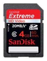 memory card Sandisk, memory card Sandisk Extreme HD Video SDHC Class 6 4GB, Sandisk memory card, Sandisk Extreme HD Video SDHC Class 6 4GB memory card, memory stick Sandisk, Sandisk memory stick, Sandisk Extreme HD Video SDHC Class 6 4GB, Sandisk Extreme HD Video SDHC Class 6 4GB specifications, Sandisk Extreme HD Video SDHC Class 6 4GB