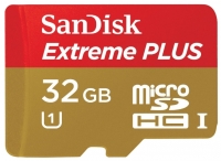 memory card Sandisk, memory card Sandisk Extreme PLUS microSDHC Class 10 UHS Class 1 80MB/s 32GB, Sandisk memory card, Sandisk Extreme PLUS microSDHC Class 10 UHS Class 1 80MB/s 32GB memory card, memory stick Sandisk, Sandisk memory stick, Sandisk Extreme PLUS microSDHC Class 10 UHS Class 1 80MB/s 32GB, Sandisk Extreme PLUS microSDHC Class 10 UHS Class 1 80MB/s 32GB specifications, Sandisk Extreme PLUS microSDHC Class 10 UHS Class 1 80MB/s 32GB
