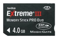 memory card Sandisk, memory card Sandisk Memory Stick PRO Duo Extreme III 4Gb, Sandisk memory card, Sandisk Memory Stick PRO Duo Extreme III 4Gb memory card, memory stick Sandisk, Sandisk memory stick, Sandisk Memory Stick PRO Duo Extreme III 4Gb, Sandisk Memory Stick PRO Duo Extreme III 4Gb specifications, Sandisk Memory Stick PRO Duo Extreme III 4Gb