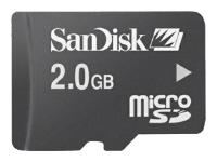 memory card Sandisk, memory card Sandisk microSD 2Gb + SD adapter, Sandisk memory card, Sandisk microSD 2Gb + SD adapter memory card, memory stick Sandisk, Sandisk memory stick, Sandisk microSD 2Gb + SD adapter, Sandisk microSD 2Gb + SD adapter specifications, Sandisk microSD 2Gb + SD adapter