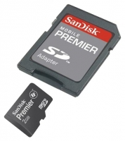 memory card Sandisk, memory card Sandisk microSD Mobile Premier 2GB, Sandisk memory card, Sandisk microSD Mobile Premier 2GB memory card, memory stick Sandisk, Sandisk memory stick, Sandisk microSD Mobile Premier 2GB, Sandisk microSD Mobile Premier 2GB specifications, Sandisk microSD Mobile Premier 2GB