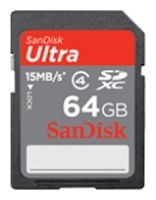 memory card Sandisk, memory card Sandisk Ultra SDXC 15MB/s Class 4 64GB, Sandisk memory card, Sandisk Ultra SDXC 15MB/s Class 4 64GB memory card, memory stick Sandisk, Sandisk memory stick, Sandisk Ultra SDXC 15MB/s Class 4 64GB, Sandisk Ultra SDXC 15MB/s Class 4 64GB specifications, Sandisk Ultra SDXC 15MB/s Class 4 64GB
