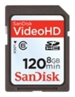 memory card Sandisk, memory card Sandisk Video HD SDHC Class 6 8GB, Sandisk memory card, Sandisk Video HD SDHC Class 6 8GB memory card, memory stick Sandisk, Sandisk memory stick, Sandisk Video HD SDHC Class 6 8GB, Sandisk Video HD SDHC Class 6 8GB specifications, Sandisk Video HD SDHC Class 6 8GB