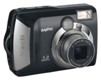 Sanyo VPC-S5 digital camera, Sanyo VPC-S5 camera, Sanyo VPC-S5 photo camera, Sanyo VPC-S5 specs, Sanyo VPC-S5 reviews, Sanyo VPC-S5 specifications, Sanyo VPC-S5