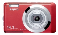 Sanyo VPC-X1420 digital camera, Sanyo VPC-X1420 camera, Sanyo VPC-X1420 photo camera, Sanyo VPC-X1420 specs, Sanyo VPC-X1420 reviews, Sanyo VPC-X1420 specifications, Sanyo VPC-X1420