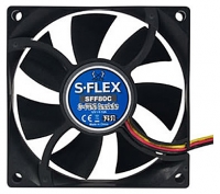 Scythe cooler, Scythe S-Flex (SFF80C) cooler, Scythe cooling, Scythe S-Flex (SFF80C) cooling, Scythe S-Flex (SFF80C),  Scythe S-Flex (SFF80C) specifications, Scythe S-Flex (SFF80C) specification, specifications Scythe S-Flex (SFF80C), Scythe S-Flex (SFF80C) fan