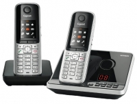 Siemens Gigaset S795 Duo cordless phone, Siemens Gigaset S795 Duo phone, Siemens Gigaset S795 Duo telephone, Siemens Gigaset S795 Duo specs, Siemens Gigaset S795 Duo reviews, Siemens Gigaset S795 Duo specifications, Siemens Gigaset S795 Duo