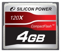 memory card Silicon Power, memory card Silicon Power 120X Compact Flash Card 4GB, Silicon Power memory card, Silicon Power 120X Compact Flash Card 4GB memory card, memory stick Silicon Power, Silicon Power memory stick, Silicon Power 120X Compact Flash Card 4GB, Silicon Power 120X Compact Flash Card 4GB specifications, Silicon Power 120X Compact Flash Card 4GB