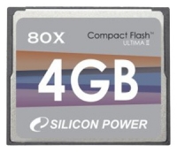 memory card Silicon Power, memory card Silicon Power 80X Ultimate CF Card 4GB, Silicon Power memory card, Silicon Power 80X Ultimate CF Card 4GB memory card, memory stick Silicon Power, Silicon Power memory stick, Silicon Power 80X Ultimate CF Card 4GB, Silicon Power 80X Ultimate CF Card 4GB specifications, Silicon Power 80X Ultimate CF Card 4GB