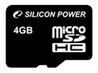 memory card Silicon Power, memory card Silicon Power microSDHC 4GB Class 4, Silicon Power memory card, Silicon Power microSDHC 4GB Class 4 memory card, memory stick Silicon Power, Silicon Power memory stick, Silicon Power microSDHC 4GB Class 4, Silicon Power microSDHC 4GB Class 4 specifications, Silicon Power microSDHC 4GB Class 4