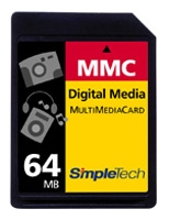 memory card Simple Technology, memory card Simple Technology STI-MMC/64, Simple Technology memory card, Simple Technology STI-MMC/64 memory card, memory stick Simple Technology, Simple Technology memory stick, Simple Technology STI-MMC/64, Simple Technology STI-MMC/64 specifications, Simple Technology STI-MMC/64