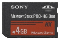 memory card Sony, memory card Sony MS-HX4G, Sony memory card, Sony MS-HX4G memory card, memory stick Sony, Sony memory stick, Sony MS-HX4G, Sony MS-HX4G specifications, Sony MS-HX4G