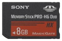 memory card Sony, memory card Sony MS-HX8G, Sony memory card, Sony MS-HX8G memory card, memory stick Sony, Sony memory stick, Sony MS-HX8G, Sony MS-HX8G specifications, Sony MS-HX8G