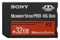 memory card Sony, memory card Sony MSHX32BK, Sony memory card, Sony MSHX32BK memory card, memory stick Sony, Sony memory stick, Sony MSHX32BK, Sony MSHX32BK specifications, Sony MSHX32BK