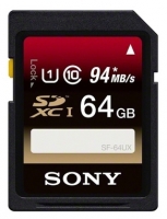 memory card Sony, memory card Sony SF-64UX, Sony memory card, Sony SF-64UX memory card, memory stick Sony, Sony memory stick, Sony SF-64UX, Sony SF-64UX specifications, Sony SF-64UX