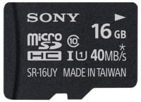 memory card Sony, memory card Sony SR16UY, Sony memory card, Sony SR16UY memory card, memory stick Sony, Sony memory stick, Sony SR16UY, Sony SR16UY specifications, Sony SR16UY