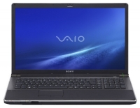 laptop Sony, notebook Sony VAIO VGN-AW160J (Core 2 Duo T9400 2530 Mhz/18.4