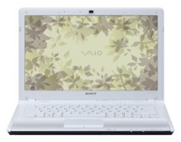 laptop Sony, notebook Sony VAIO VPC-CW1E1R (Pentium Dual-Core T4300 2100 Mhz/14.0