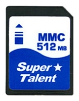 memory card Super Talent, memory card Super Talent MMC 512MB, Super Talent memory card, Super Talent MMC 512MB memory card, memory stick Super Talent, Super Talent memory stick, Super Talent MMC 512MB, Super Talent MMC 512MB specifications, Super Talent MMC 512MB