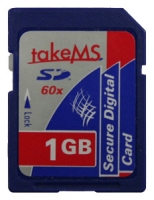 memory card TakeMS, memory card TakeMS SD Card HighSpeed 1Gb 60x, TakeMS memory card, TakeMS SD Card HighSpeed 1Gb 60x memory card, memory stick TakeMS, TakeMS memory stick, TakeMS SD Card HighSpeed 1Gb 60x, TakeMS SD Card HighSpeed 1Gb 60x specifications, TakeMS SD Card HighSpeed 1Gb 60x