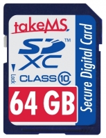 memory card TakeMS, memory card TakeMS SDXC Card Class 10 64GB, TakeMS memory card, TakeMS SDXC Card Class 10 64GB memory card, memory stick TakeMS, TakeMS memory stick, TakeMS SDXC Card Class 10 64GB, TakeMS SDXC Card Class 10 64GB specifications, TakeMS SDXC Card Class 10 64GB