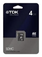 memory card TDK, memory card TDK SDHC Class 4 4GB, TDK memory card, TDK SDHC Class 4 4GB memory card, memory stick TDK, TDK memory stick, TDK SDHC Class 4 4GB, TDK SDHC Class 4 4GB specifications, TDK SDHC Class 4 4GB