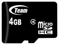 memory card Team Group, memory card Team Group micro SDHC Card Class 4 4GB + 2 adapters, Team Group memory card, Team Group micro SDHC Card Class 4 4GB + 2 adapters memory card, memory stick Team Group, Team Group memory stick, Team Group micro SDHC Card Class 4 4GB + 2 adapters, Team Group micro SDHC Card Class 4 4GB + 2 adapters specifications, Team Group micro SDHC Card Class 4 4GB + 2 adapters