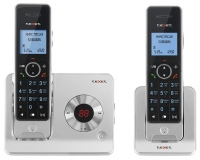 teXet TX-D7465 DUET cordless phone, teXet TX-D7465 DUET phone, teXet TX-D7465 DUET telephone, teXet TX-D7465 DUET specs, teXet TX-D7465 DUET reviews, teXet TX-D7465 DUET specifications, teXet TX-D7465 DUET