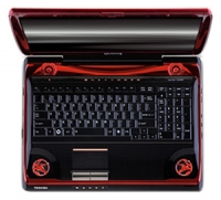 laptop Toshiba, notebook Toshiba QOSMIO X305-Q725 (Core 2 Quad Q9000 2000 Mhz/17.0
