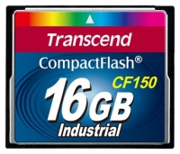 memory card Transcend, memory card Transcend TS16GCF150, Transcend memory card, Transcend TS16GCF150 memory card, memory stick Transcend, Transcend memory stick, Transcend TS16GCF150, Transcend TS16GCF150 specifications, Transcend TS16GCF150