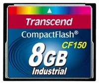 memory card Transcend, memory card Transcend TS8GCF150, Transcend memory card, Transcend TS8GCF150 memory card, memory stick Transcend, Transcend memory stick, Transcend TS8GCF150, Transcend TS8GCF150 specifications, Transcend TS8GCF150