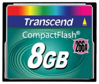 memory card Transcend, memory card Transcend TS8GCF266, Transcend memory card, Transcend TS8GCF266 memory card, memory stick Transcend, Transcend memory stick, Transcend TS8GCF266, Transcend TS8GCF266 specifications, Transcend TS8GCF266